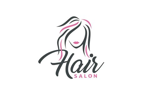 Illustration Hair for Salon Logo | Branding & Logo Templates ~ Creative Market