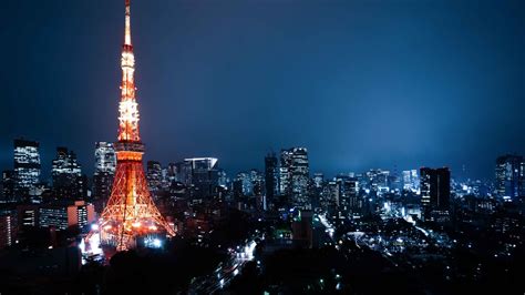 2560x1440 Resolution Tokyo Tower at Night 1440P Resolution Wallpaper ...