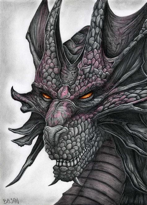 Scary Dragon Drawing at PaintingValley.com | Explore collection of ...