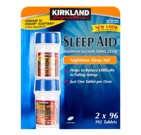 Sleep Aid 25mg Doxylamine Succinate | Kirkland Signature