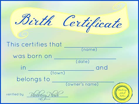 Fake Adoption Certificate Free Printable - Free Printable