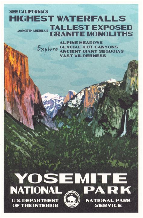 Yosemite National Park Postcard | The Postcard Maven