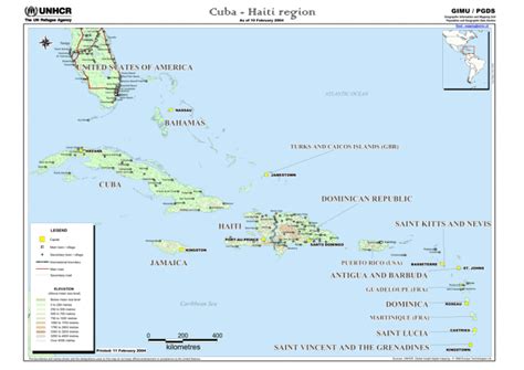 Reference map of the Cuba - Haiti region - Haiti | ReliefWeb