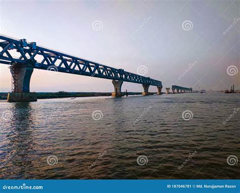 Padma bridge editorial photo. Image of bangladesh, landmark - 187046781