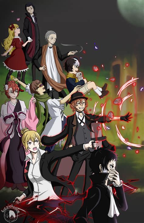 Port Mafia (BSD part 1) by fuzziehoodie on DeviantArt in 2021 | Stray dogs anime, Bungou stray ...