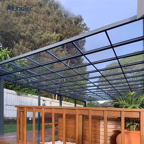 Aluminum Waterproof Patio Awning Polycarbonate Terrace Roof Gutter Outside Curved Canopy - Buy ...