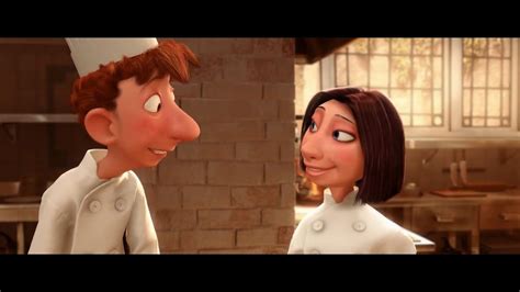 Ratatouille Colette And Linguini Kiss