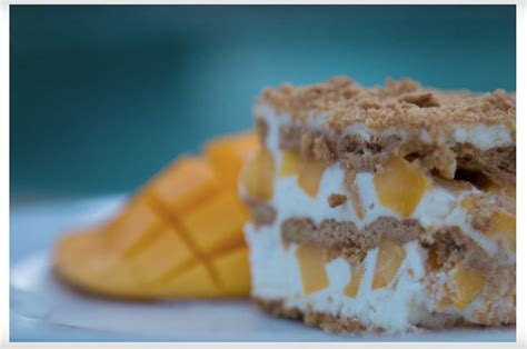 How to make a Graham Cake - Mango Float Cake - Steve's Kitchen