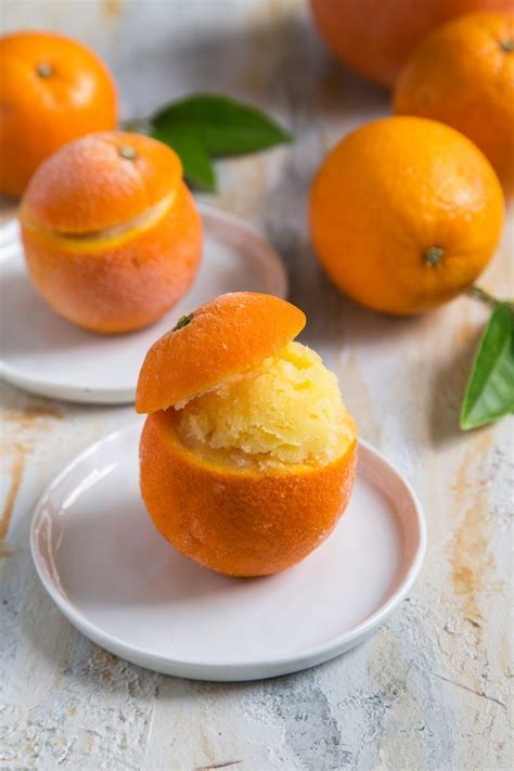 Orange Sorbet | Recipe | Sorbet recipes, Frozen desserts, Orange sorbet