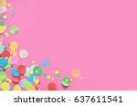Image of Colorful party background of paper confetti | Freebie.Photography