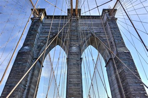 Brooklyn Bridge, Winter - New York CIty — Stock Photo © demerzel21 #66219541