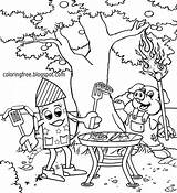 Bbq Coloring Pages sketch template