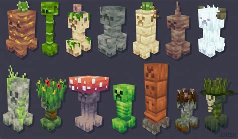 Creeper Overhaul для Minecraft Pocket Edition 1.19