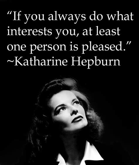 Katharine Hepburn Illustrated Quote | Content in a Cottage