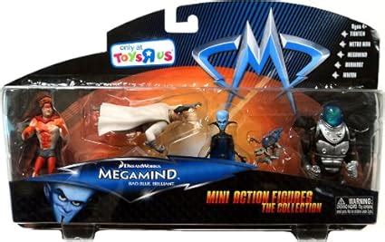 Amazon.com: Megamind Movie Exclusive Mini Action Figure Collection 5 Pack - Tighten, Metro Man ...