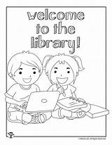 Welcome To The Library Coloring Pages  Woo Jr Kids Activities sketch template