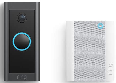 Ring Black Video Doorbell Wired With Chime - B08H5V7RSH