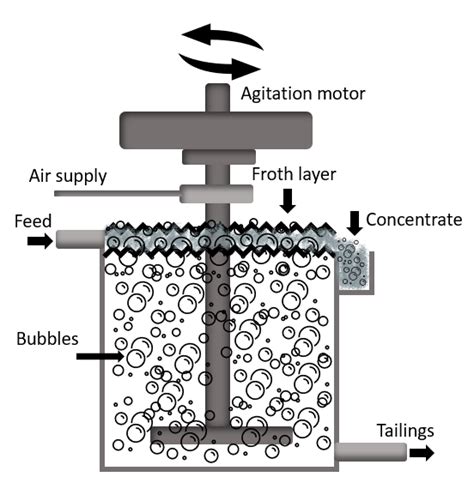 Froth flotation separation technique. | Download Scientific Diagram