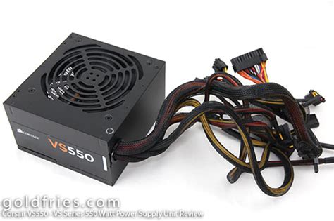 Corsair VS550 - VS Series 550 Watt Power Supply Unit Review ~ goldfries