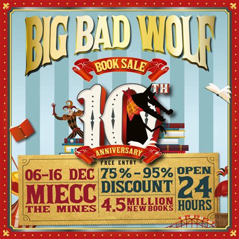 Big Bad Wolf celebrates 10th anniversary with a massive book sale ...