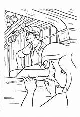 Prince Eric Little Mermaid Coloring Pages sketch template
