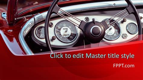 Free Classic Car PowerPoint Template - Free PowerPoint Templates