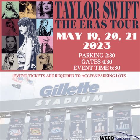 Taylor Swift at Gillette Stadium | WebbTrans.com