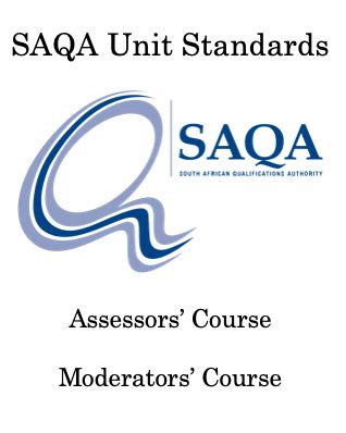 SAQA Unit Standards - Security Educational Services