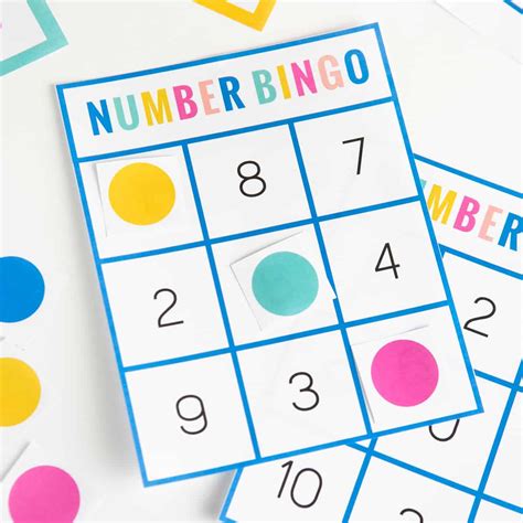 Free Printable Number Bingo Cards 1-10 - Printable Bingo Cards