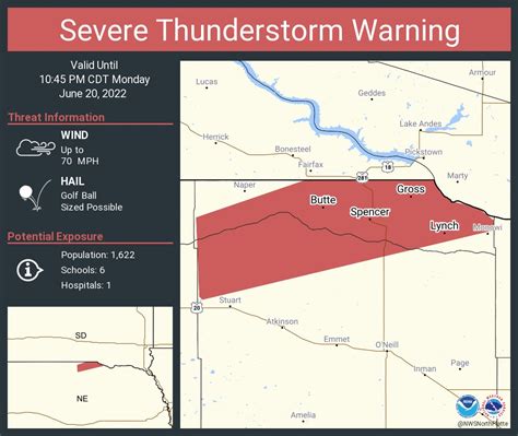 NWS North Platte on Twitter: "Severe Thunderstorm Warning continues for ...