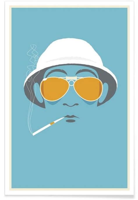 Fear n Loathing Minimalist Poster | JUNIQE