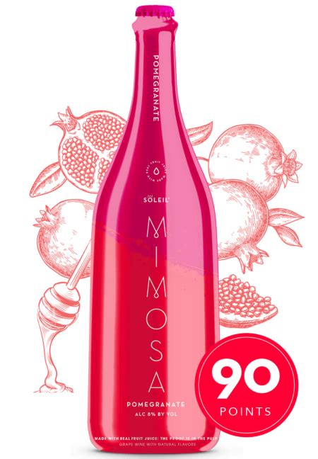 Soleil Mimosa - Pre-Mixed Mimosas - Buy Online - Pomegranate