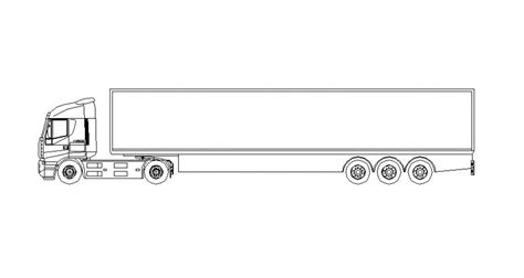 Truck vehicle blocks details elevation 2d view in autocad softwrae - Cadbull