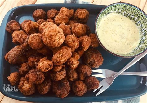 Crumbed mushrooms: A great snack for watching rugby with friends