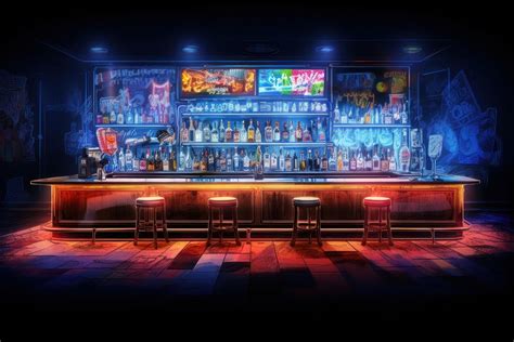 Bar drink night architecture. AI | Free Photo - rawpixel