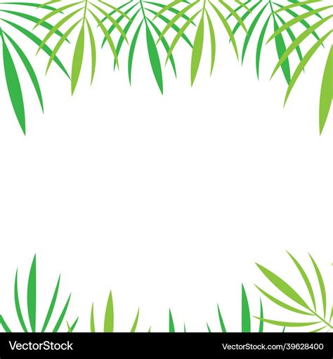 White background with hanging leaves Royalty Free Vector