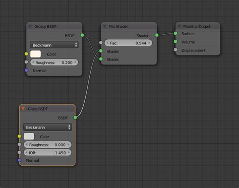 Metal material with glass and gloss node? - Blender Stack Exchange