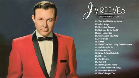 Jim Reeves Greatest Hits 2020 - The Best of Jim Reeves - Jim Reeves ...