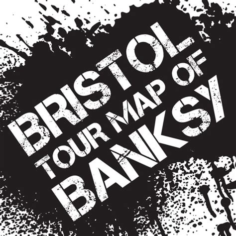 Bristol Tour Map of Banksy by Stephen Kempin