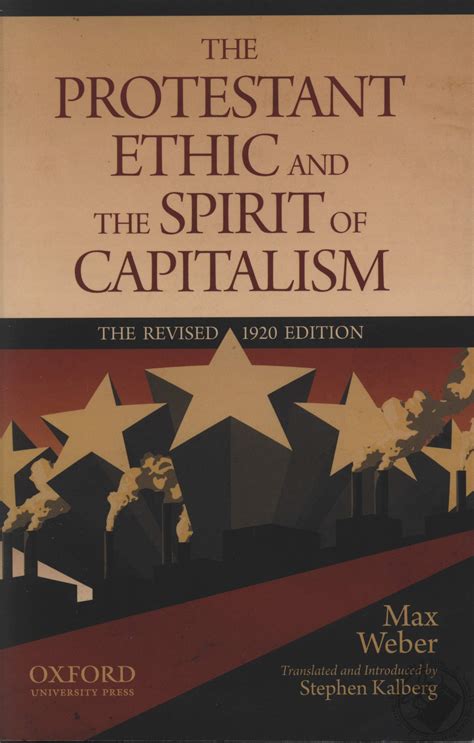 The Protestant Ethic and the Spirit of Capitalism by Max Weber (Book ...