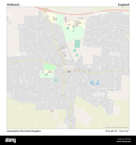 Holbeach map Cut Out Stock Images & Pictures - Alamy