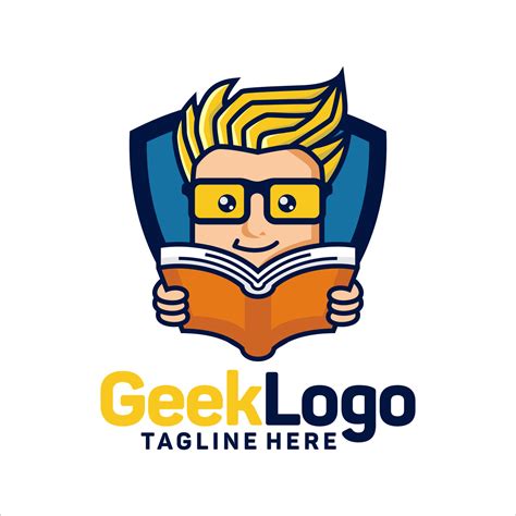 Geek logo design template Vector 7923918 Vector Art at Vecteezy