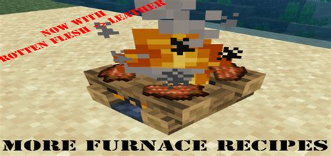 More Furnace Recipes Minecraft PE Addon / Mod