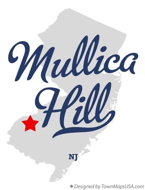 Map of Mullica Hill, NJ, New Jersey