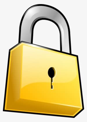 Download Lock Clipart Lock Chain - Lock With Chain Png - HD Transparent PNG - NicePNG.com