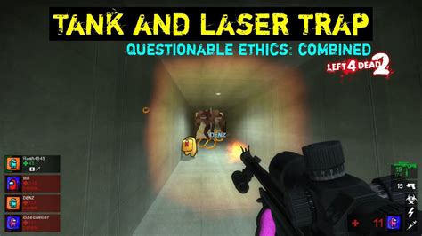 Left 4 Dead 2 Tank and laser trap dead end with Among us character skin ...