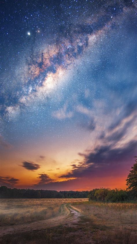 1440x2560 Milky Way Night Sky Stars Samsung Galaxy S6,S7 ,Google Pixel ...