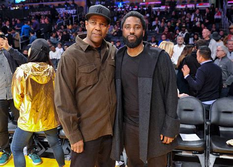 John David Washington Out with Dad Denzel Washington Before Golden ...