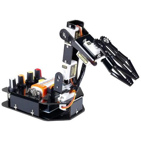 SunFounder Electronic Diy Robotic Arm kit 4 Axis Servo Control Rollarm ...