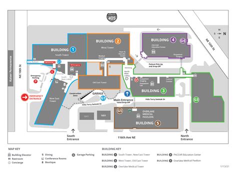 Inquire Northwest Hospital Campus Map Concept - Neebish Island Michigan Map